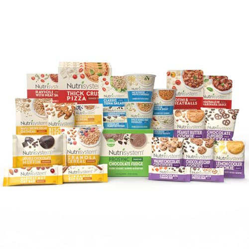 Nutrisystem%c2%ae Fast Five 7 Day Diet Kit, Helps Support Weight Loss, 28 Delicious Meals Snacks Plus Chocolate Protein ProSync Shakes>
