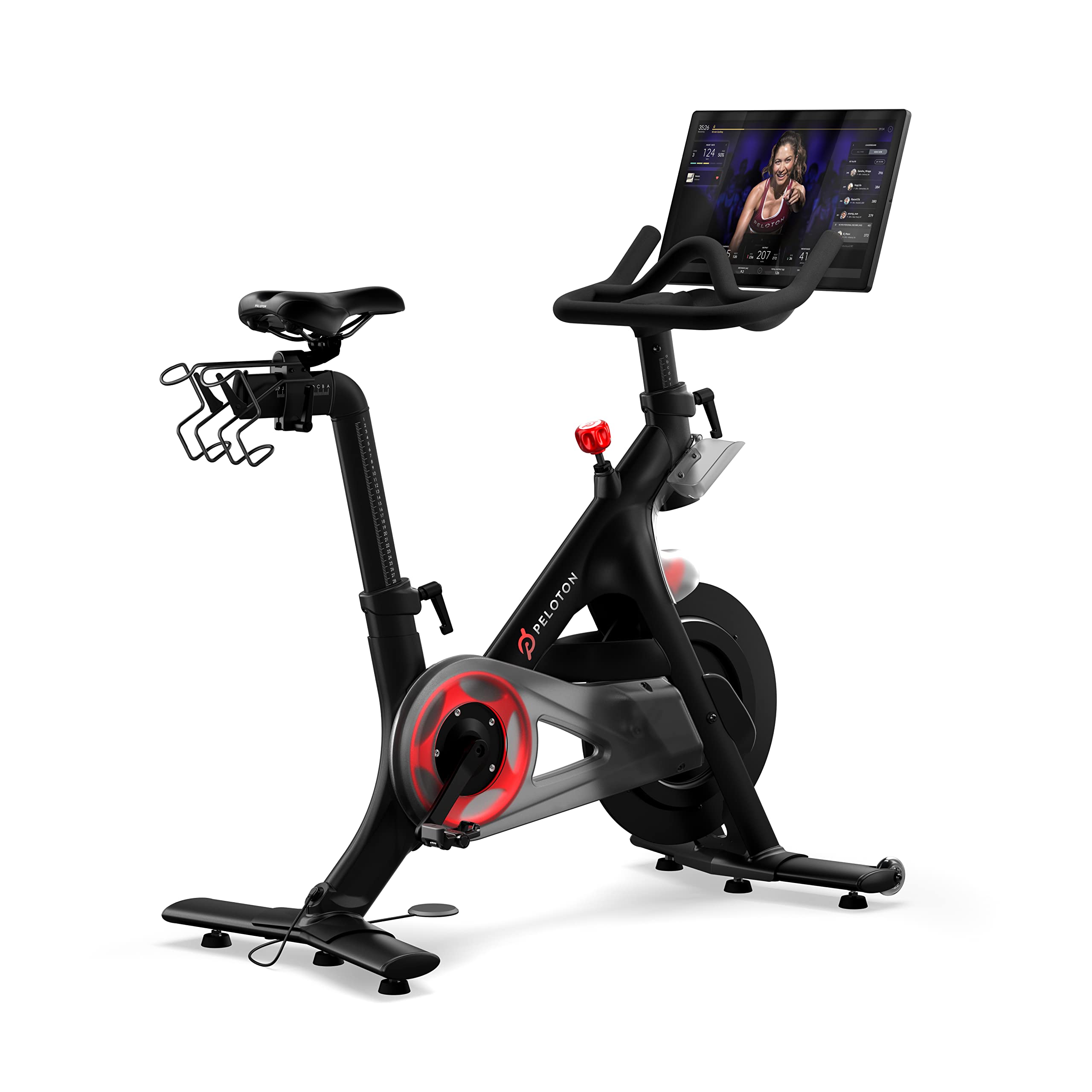 Original Peloton Bike _ Indoor Stationary Exercise Bike with Immersive 22_ HD Touchscreen (Updated Seat Post)>