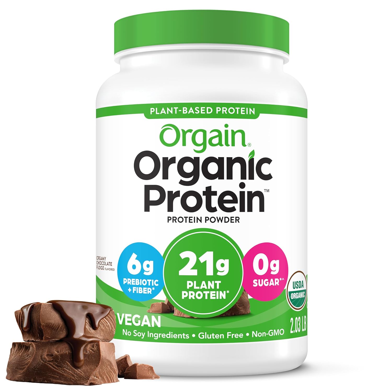 orgain organic protein chocolate>